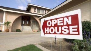 Open house sign