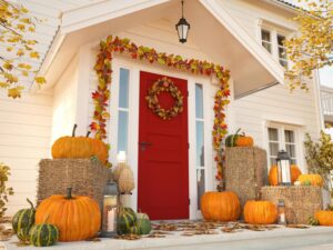 Fall front porch