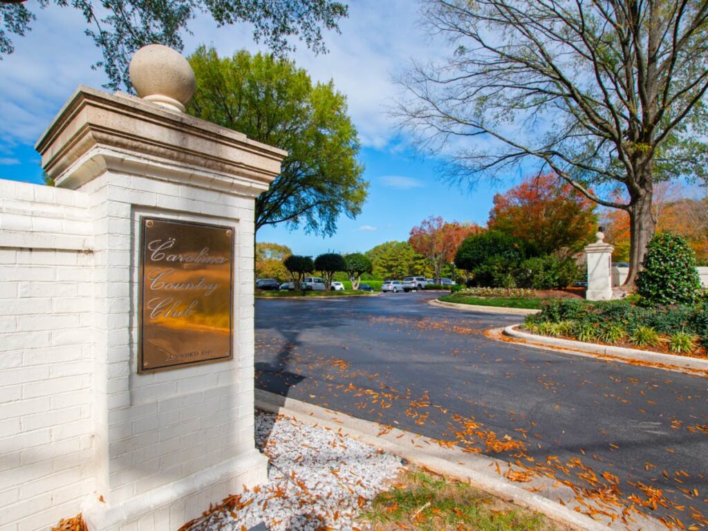 Carolina Country Club entrance