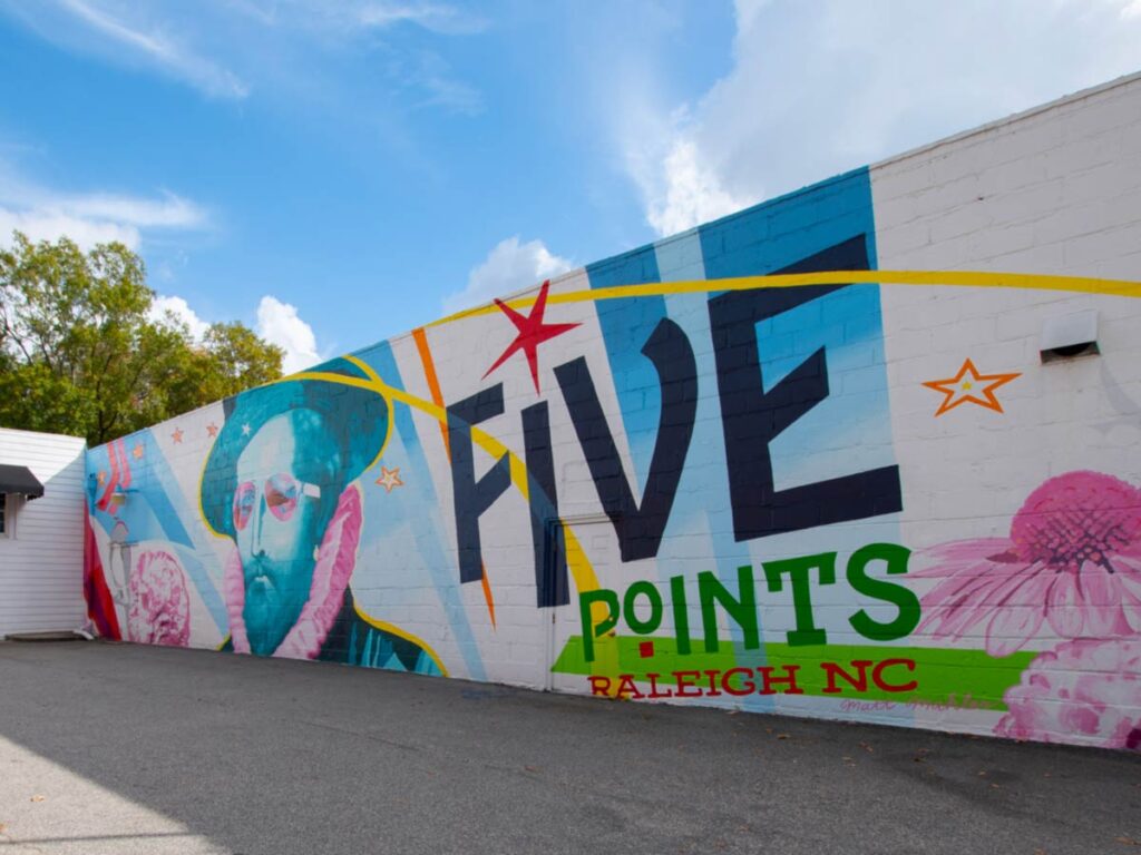 Five Points mural