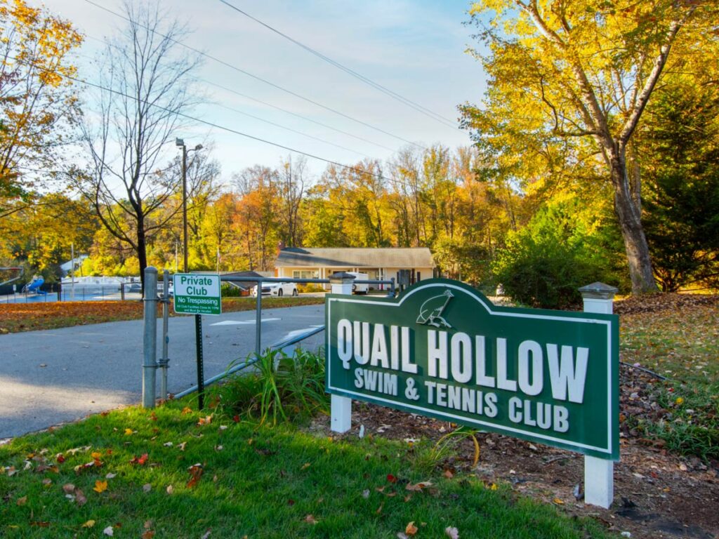 Quail Hollow club sign