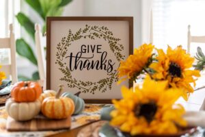Giving thanks